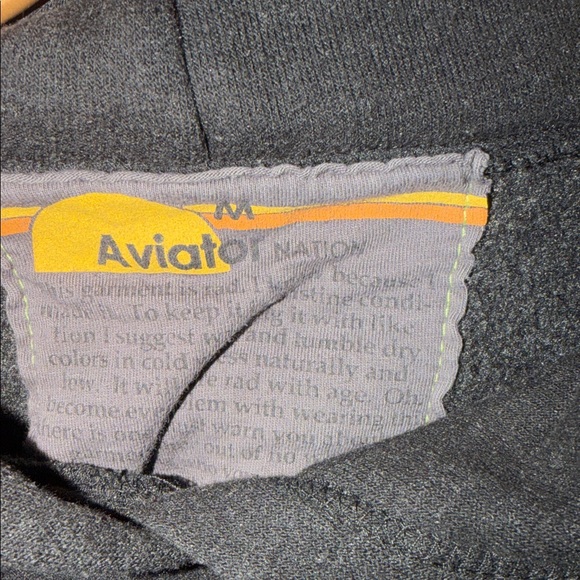 Aviator Nation Lightning Bolt Hoodie Size M - Picture 3 of 4